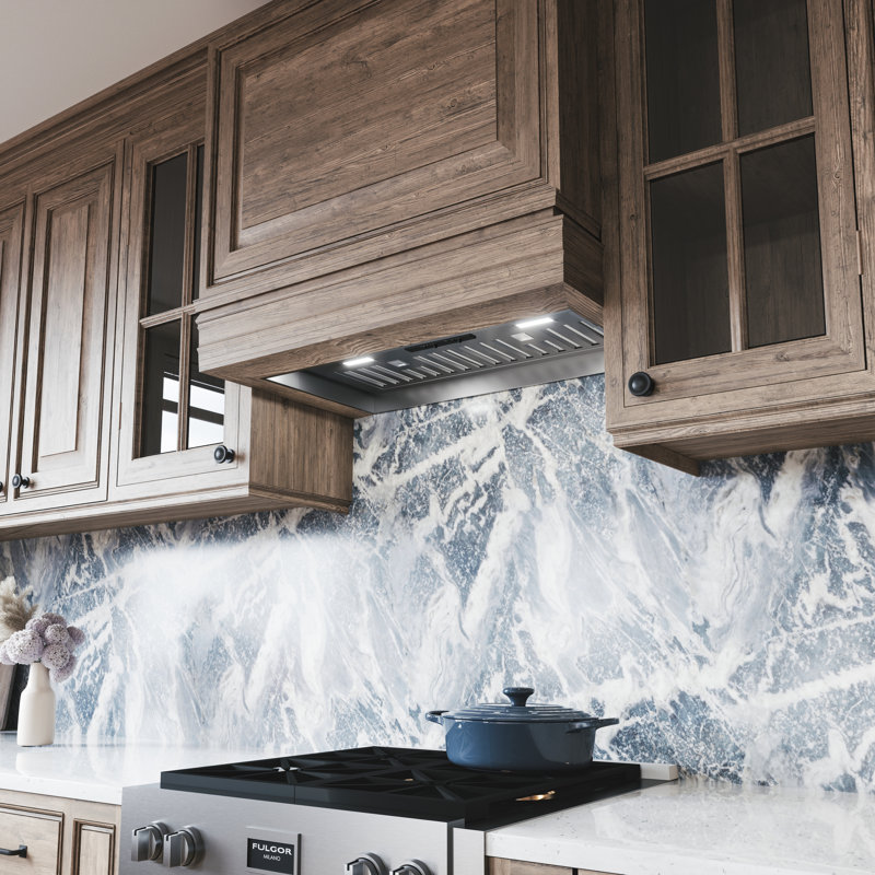 Zephyr Tornado I 34 in. 600 CFM Insert Mount Range Hood with LED Light in Stainless Steel
