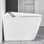 Smart Toilet With Elongated Design, Built - In Bidet, Auto Seat Open/close, Foot Kick Activation, 1.28 Water Efficient Flush, Led Display, And Warm Air Drying For Bathroom Convenience