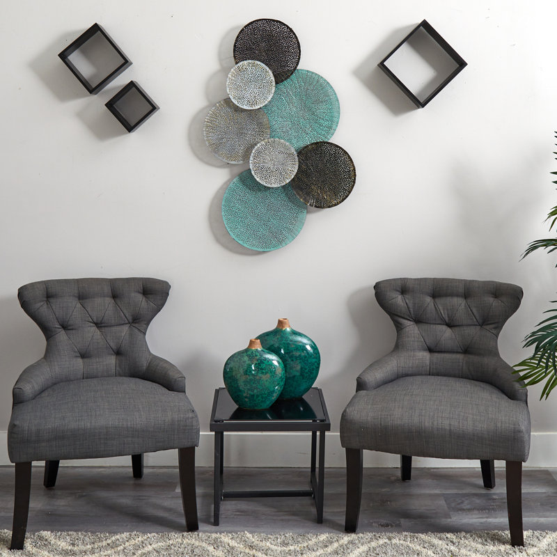 Boho Abstract Wall Decor on Metal