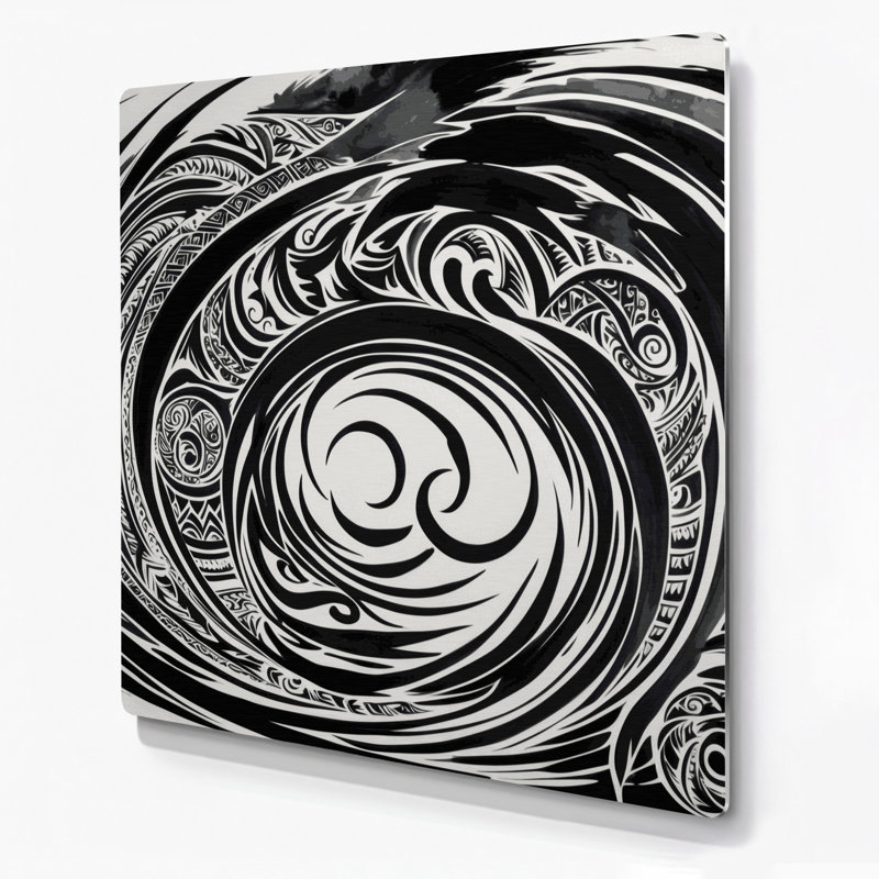 Art mural gris hawaïen, H 12 po x l 12 po