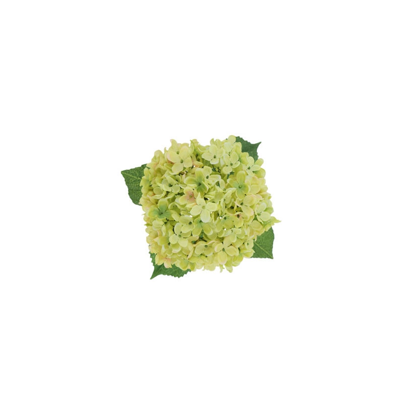 35" Light Green Artificial Hydrangea Stems, Light Green