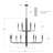 Yanibel Two-Tier Chandelier 15 Light Minimaslit Candlesstick-582810829