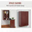 Bureau convertible mural escamotable polyvalent et fonctionnel