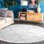 Tapis à motif géométrique pour le salon, la chambre à coucher, la salle à manger et la cuisine Tyner, gris / ivoire-44471753