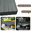 Panneaux de toiture ondulés en métal galvanisé, panneaux de revêtement en métal imperméables pour l'extérieur, rangement, poulailler, garage et remise