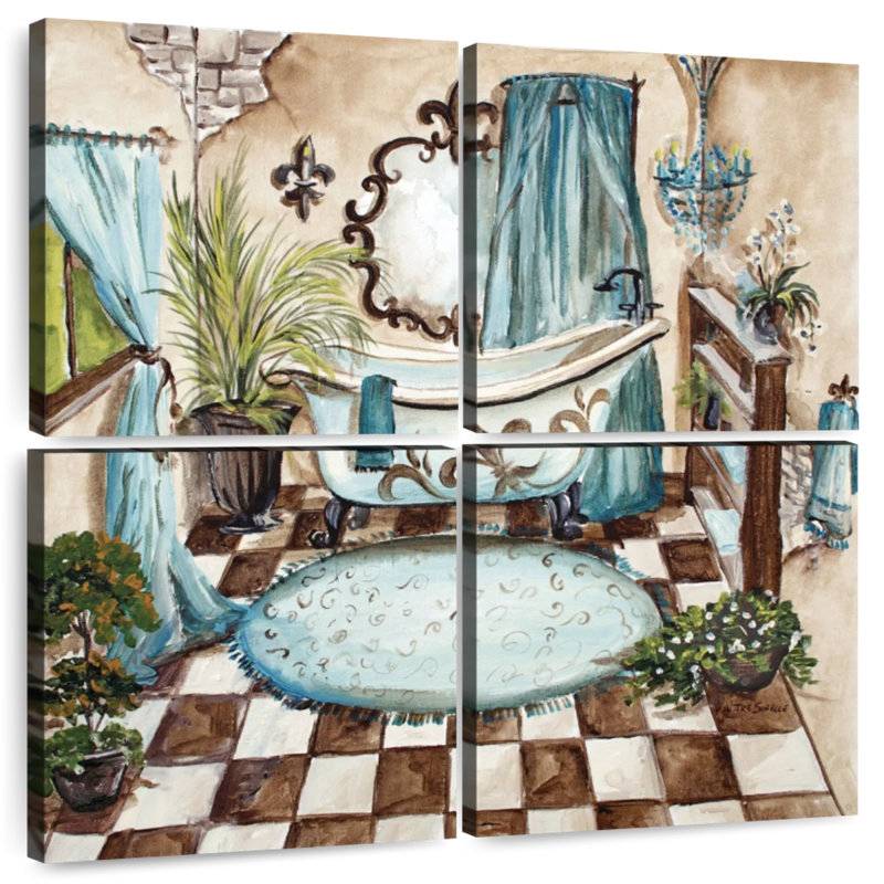 Kerrick Le Bain Azul I, H 18 po x l 18 po
