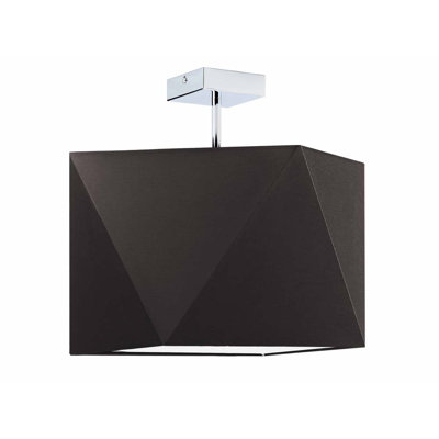 Demarian Fabric Semi Flush Mount
