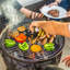 Bulle Round Steel Wood Burning Fire Pit