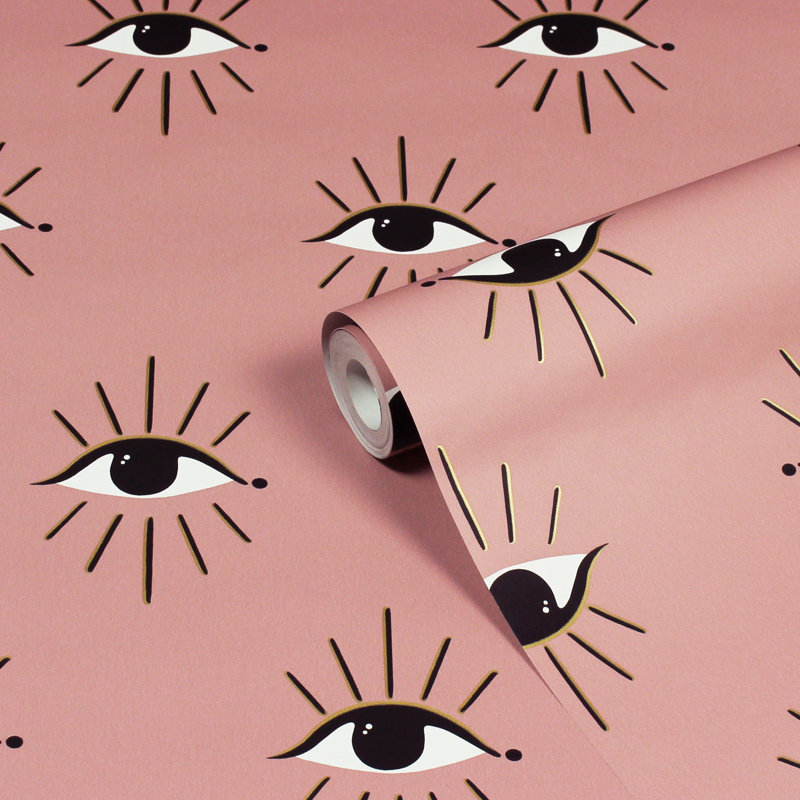 10m x 52cm Matte Wallpaper Roll, Blush
