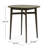 Wood Outdoor Bar Table With Rustic Appeal - Slatted Top And Structure Grey Patio Slat Design For A Contemporary Lounge