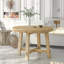Table de salle à manger à rallonge en bois Trexm Farmhouse-477177115-477177114
