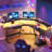 Lockmer 55'' L-Shape Gaming Desk with Power Outlets & LED Light
