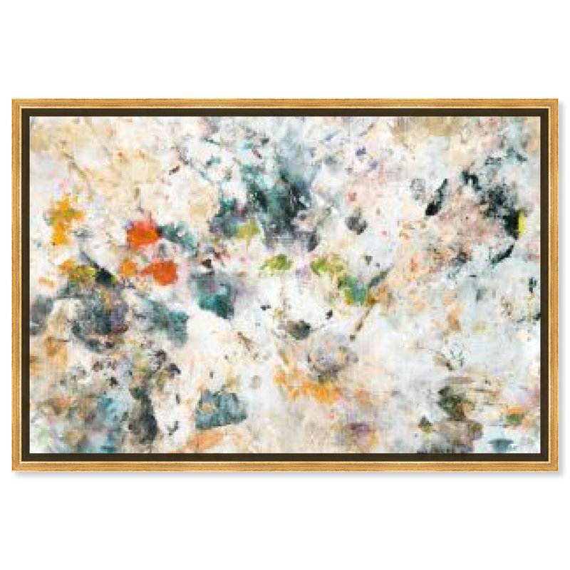 Marcona - Impression sur toile, H 16 po x l 24 po, Toile avec cadre doré