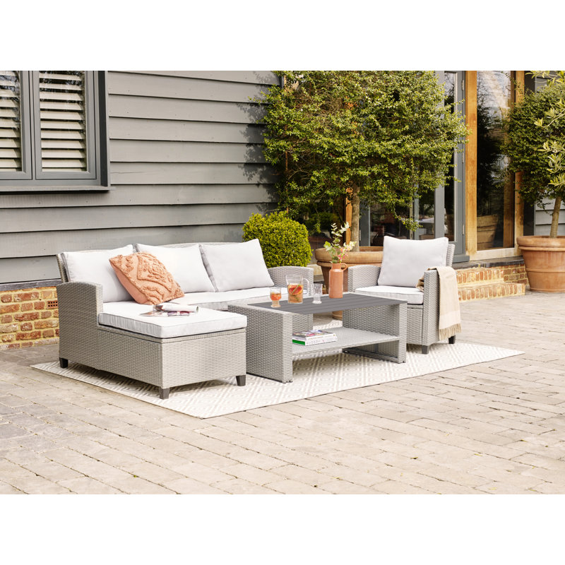 Fidel 4 Seater Rattan Sofa Set