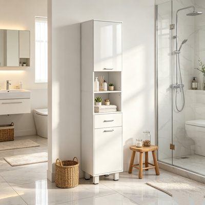 Particle Board Freestanding Bathroom Shelves