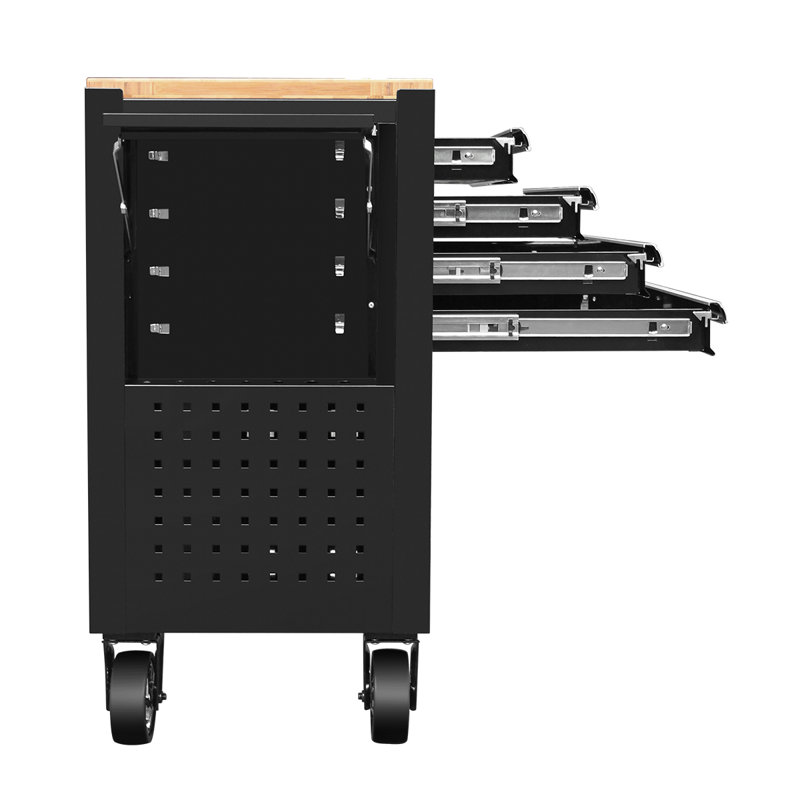 Armoire à 4 tiroirs avec table de travail en bois l 30 po x H 39 po x P 18 po