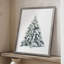 Épinette bleue I, reproduction encadrée - bois massif-456057875