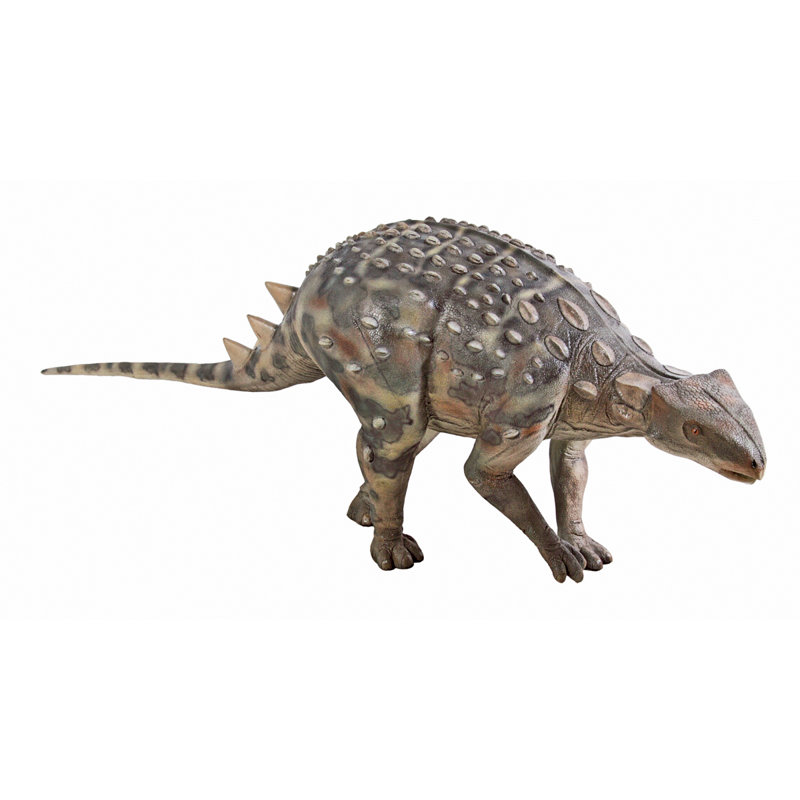 Statue de dinosaure à l’échelle minmi ankylosaurs