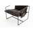Armchair With Arm Pocket In Dark Gray. 2 Chairs 1 Box. Modern Look For Interior Spaces. Metal Construction, Comfortable Crushed Foam, Skin- Braid. Effortless Assembly Upholstered Gray Pocket. A Home.-1308843680