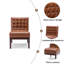 Chaise d'appoint, chaise d'appoint rembourrée