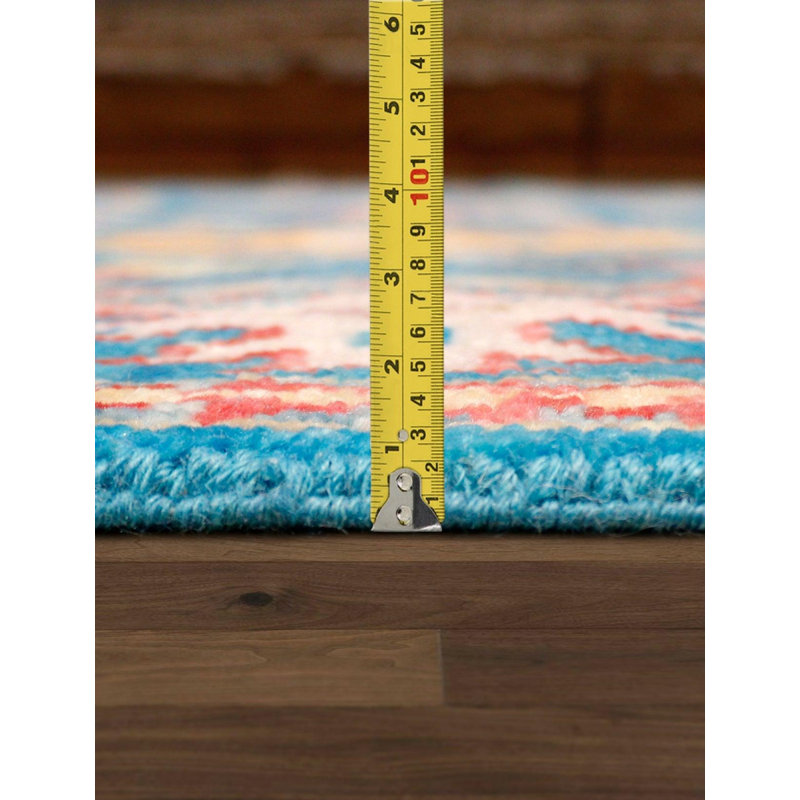 Oushak Oriental Area Rug in Turquoise