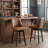 Swivel Upholstered Counter Stool-2038817378