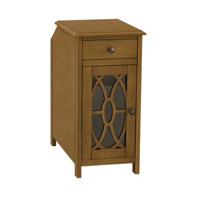 Alexaray Solid Wood End Table with Storage