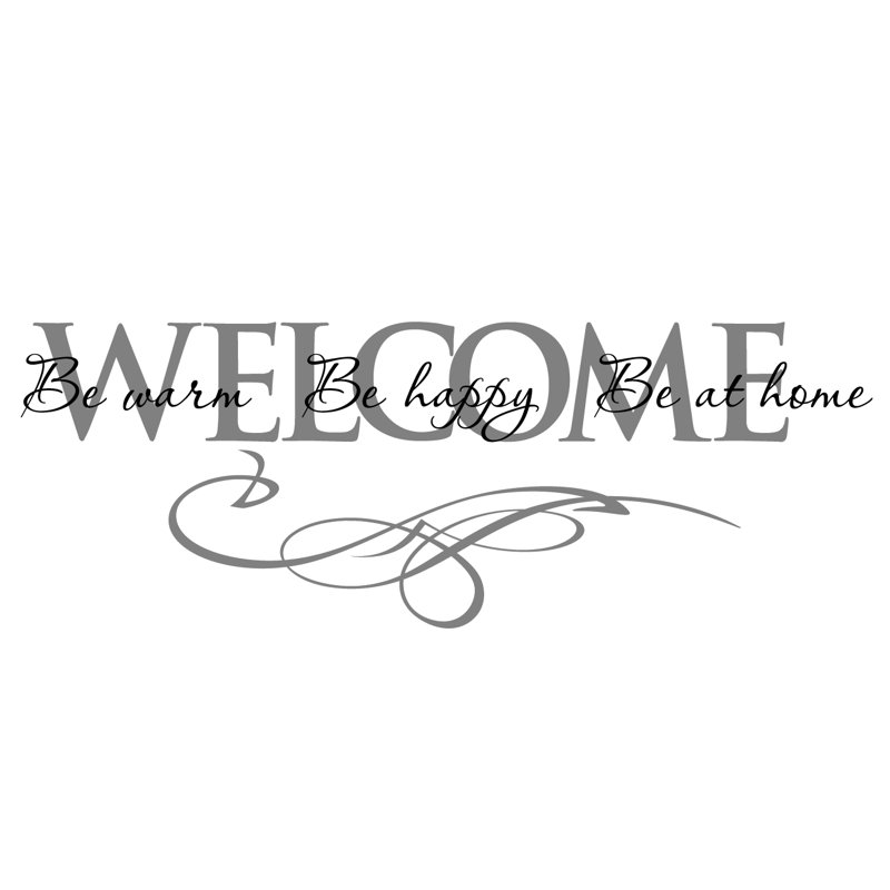 Text & Numbers Non-Wall Damaging Wall Decal