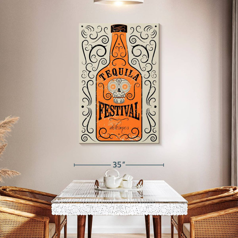 Yarlin Tequila Bottle, 48" H x 32" W