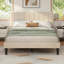 Shasta Upholstered Beds, Modern Platform Bed Frame with Adjustable Headboard, Wooden Slats Support, No Box Spring Needed-125185140-102529392