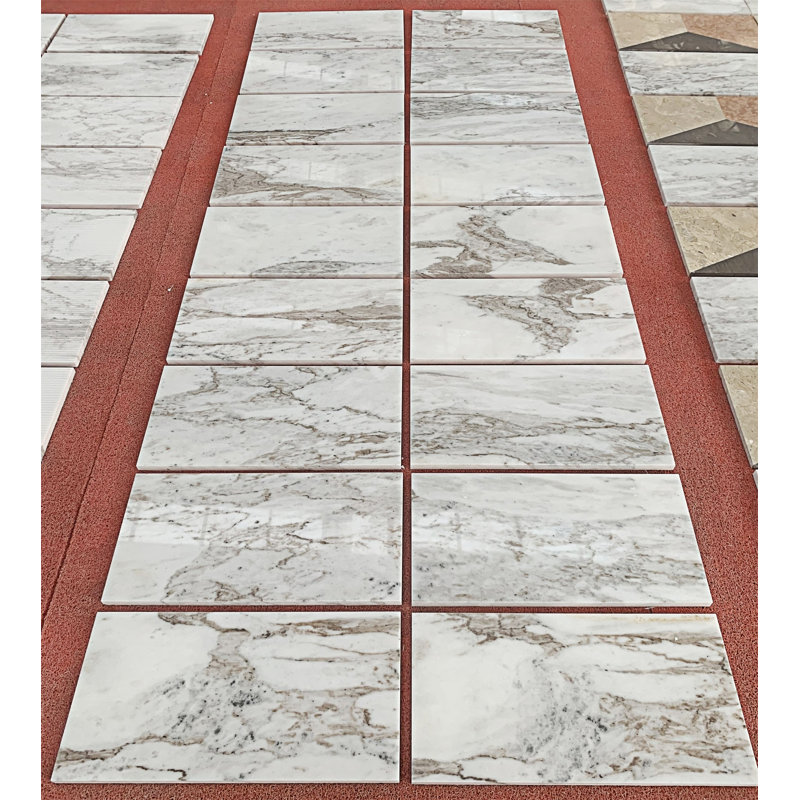 Polished Marble Tile,1 box 4 pcs