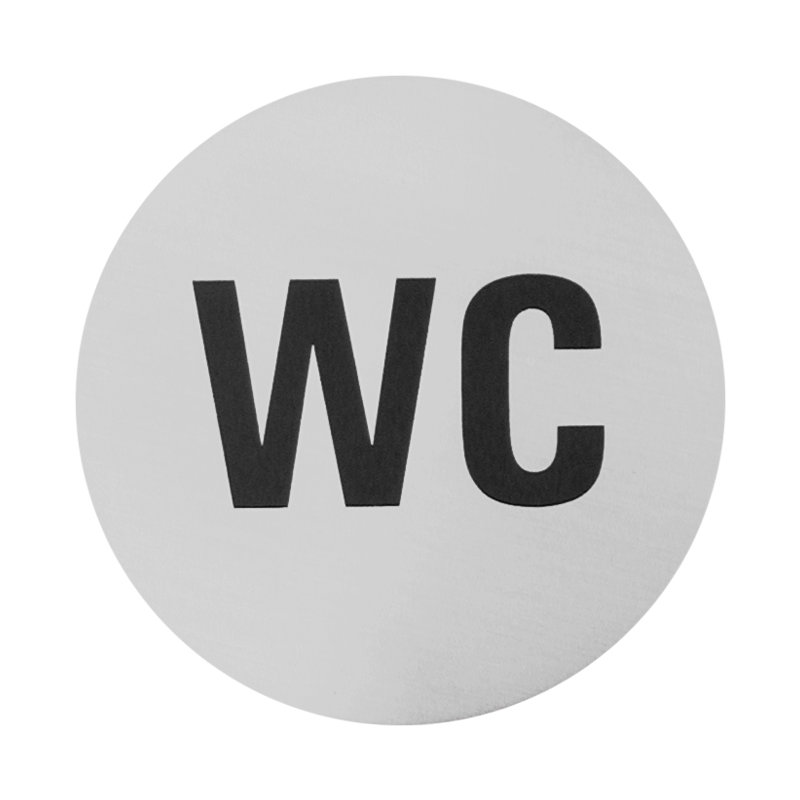 Sula WC Sign in Brushed