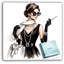 Art mural sur toile sophistiqué Glam: Tiffany-Inspired Fashion-108833569