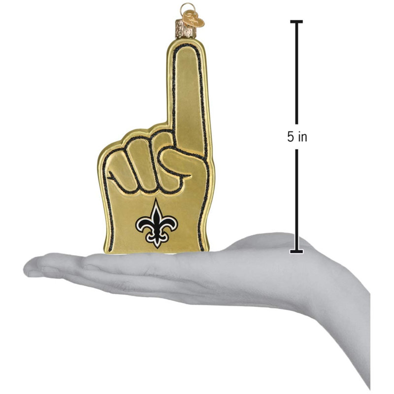 Ornement suspendu en mousse NFL, New Orleans Saints