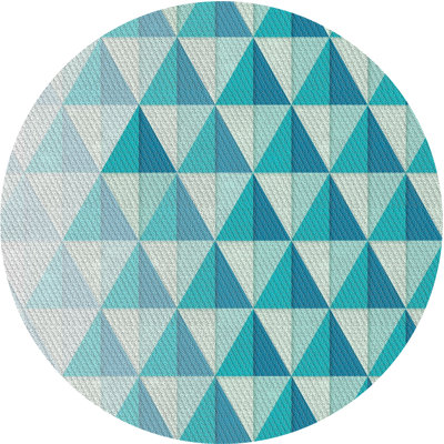 Tapis vert clair/gris/beige à motifs