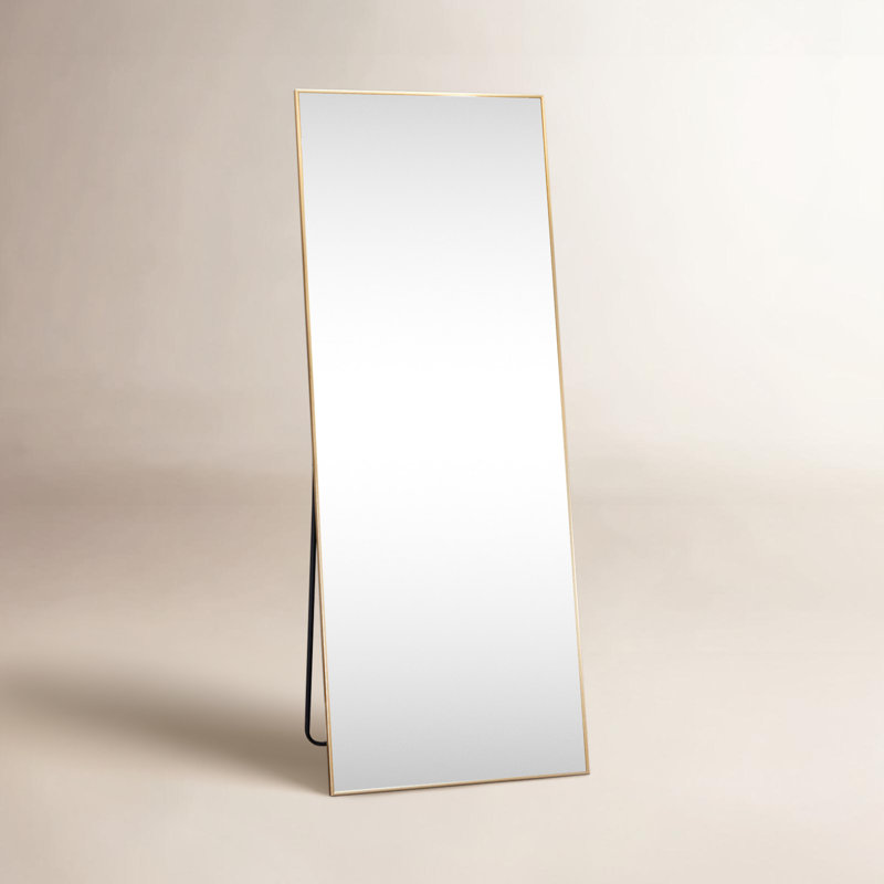 Miroir de plancher en métal Cosmoliving By Cosmopolitan, 65,3 po x 25,5 po