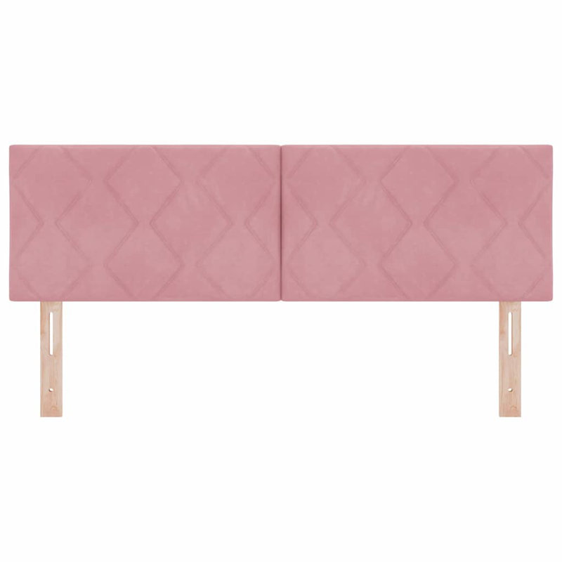 Headboard, 78cm H x 144cm W x 7cm D, Pink