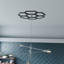 32"OD x 13 5/8"ID x 1"P Florin Architectural Grade PVC Pierced Ceiling Medallion, Black-40714951-40714939