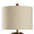 Duffer - Transitional Table Lamp - Bronze Oak - Oatmeal Shade