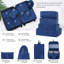 Valise Hardshell 4 pièces + valise à roulettes avec verrou TSA - 16 "+ 20" + 24 "+ 28" bagages-130173734