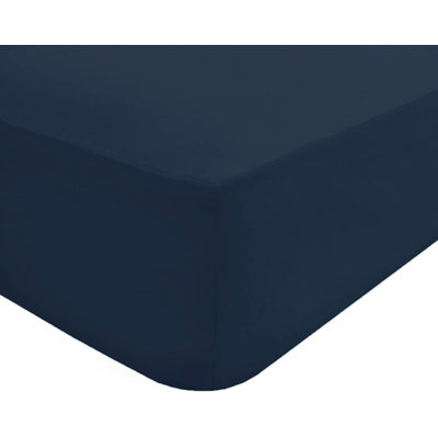 Deluxe Fitted Sheet - Navy