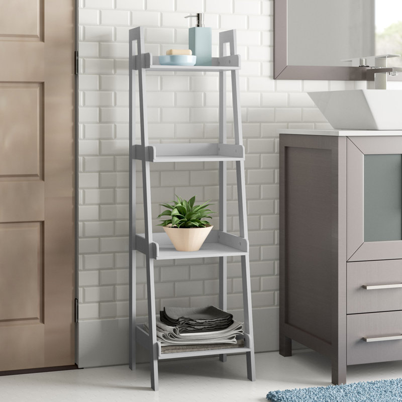 Sarromo Bathroom Shelves, Gray