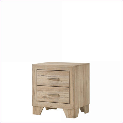 Table de chevet 2 tiroirs Miquell