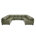 Olive Green Genuine Leather