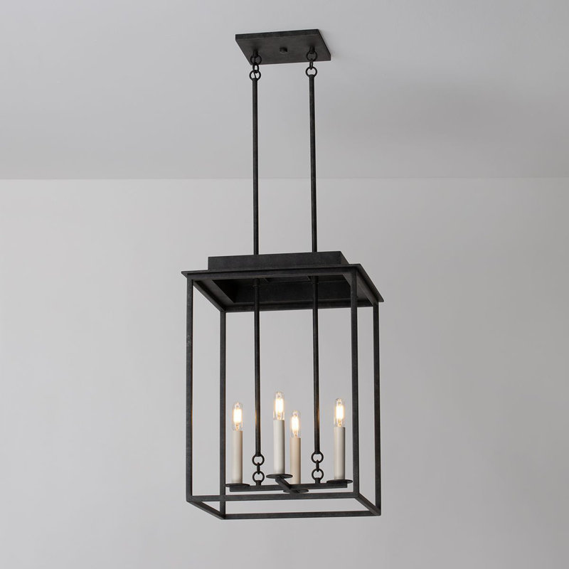 Hart 4 Light Lantern, 22.5" H x 16.25" W x 16.25" D