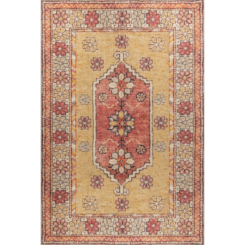 Tapis Caretta, Rectangle 4 pi 7 po x 6 pi 3 po