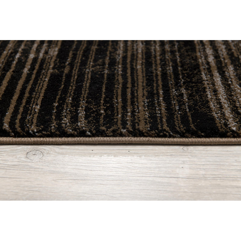 Tapis gris / beige Barrville, Tapis de couloir 2 pi x 8 pi