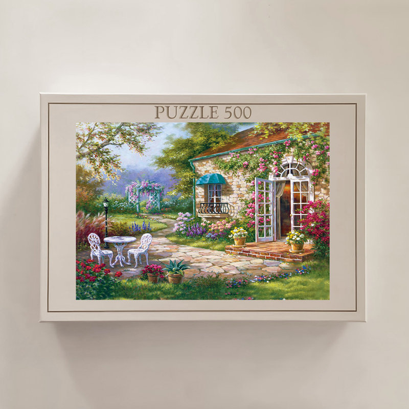 500-Piece Puzzle, 100% Cardboard, 18.9 x 13.4 inches | Box Size: 13.2 x 9.1 x 2.0 inches | Perfect for Family Fun & Relaxation, High-Quality, Durable Pieces for Easy Assembly, Ideal Gift for Puzzle Lovers