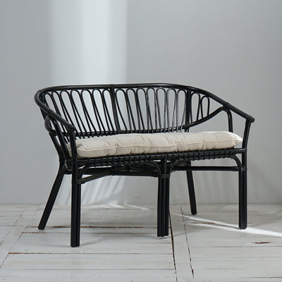 Modern and Simple Rattan Bench