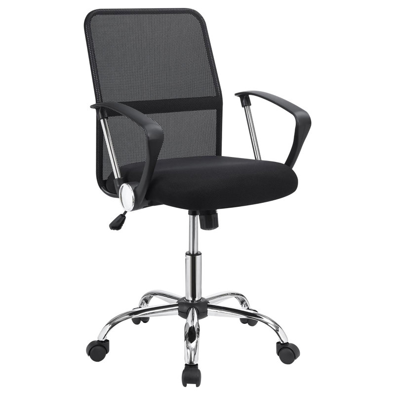 Chaise de bureau pivotante à roulettes